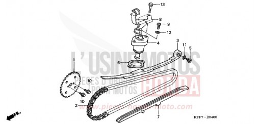 CAM CHAIN/TENSIONER SH150S8 de 2008